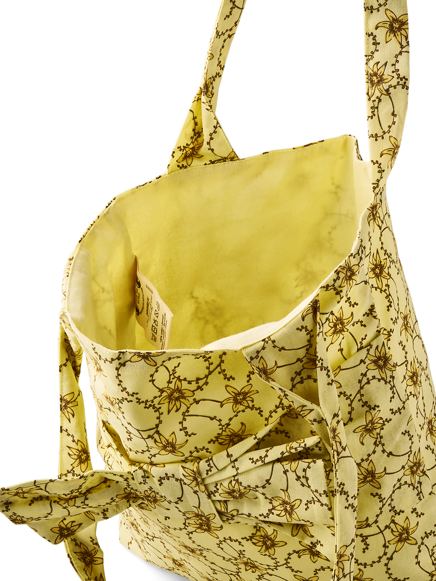 Mulepose | Økologisk bomuld. 30 x 30 cm. | Yellow