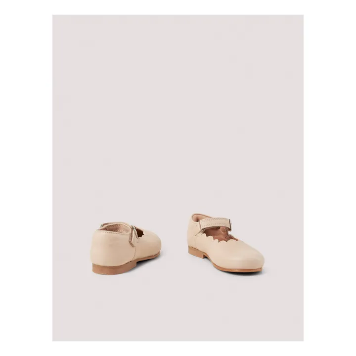 Petit Nord Mary Janes Festonnées | Crème