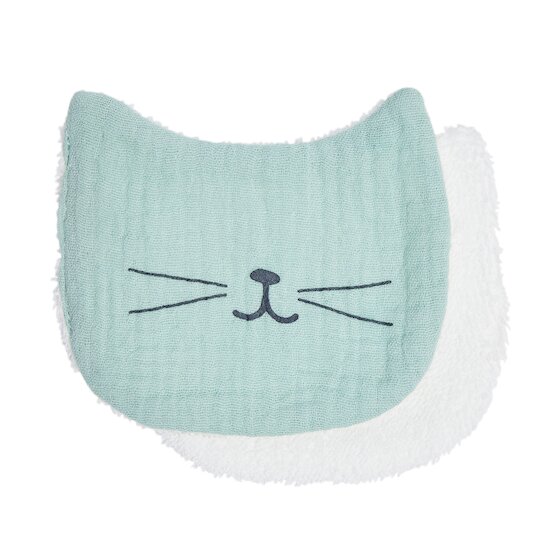 Trousse de toilette + lingettes lavables   Écru        de               P'tit bisou