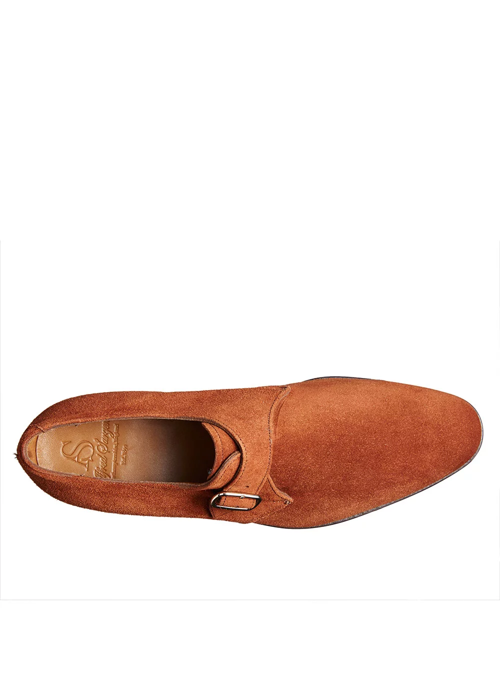 BOUCLE AMBROSE VEAU VELOURS MARRON