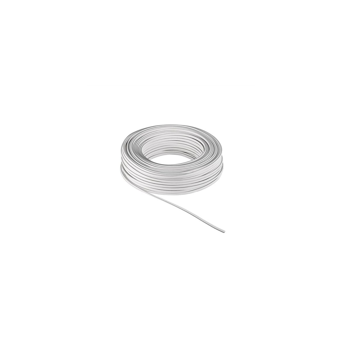 Goobay - Høyttalerkabel HVIT 2 x 2.5 mm²  100m