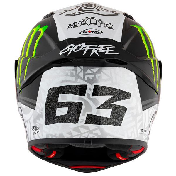 Suomy - Casque Track-1 Bagnaia Monster Winter Test Replica Blanc / Gris / Noir / Vert