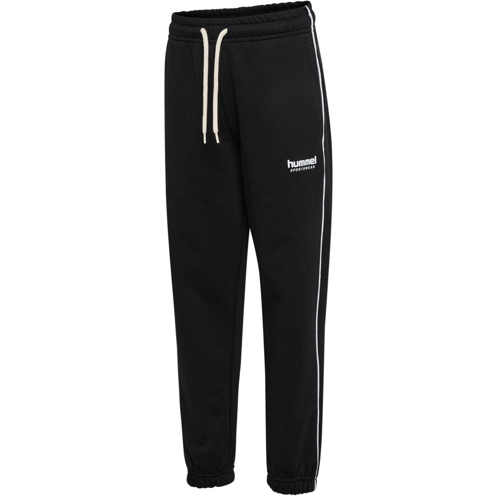 Køb Hummel Black Jr Loose Sweatpant Piping