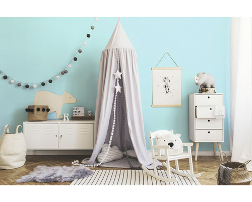 Vliesbehang 3831-12 Little Love Uni blauw