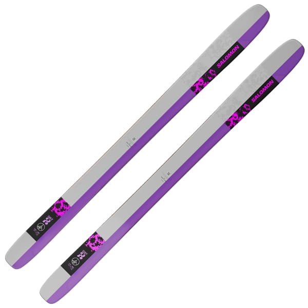 Ski SALOMON QST X BLACK / SHOCKING PINK / LUNAR ROCK