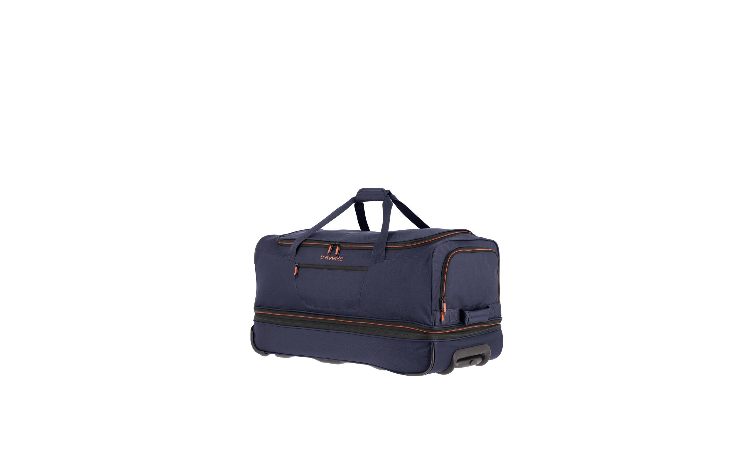 Reisekoffer BASICS Marine 70 cmSportliche Trolley Reisetasche für variable Gepäckmengen