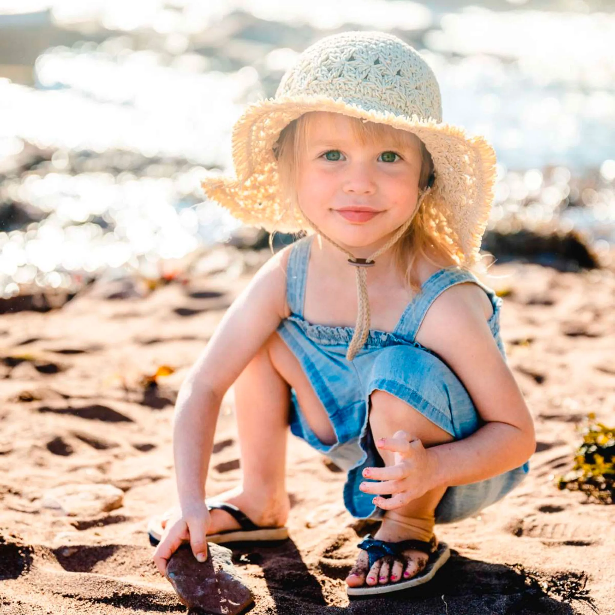 Calikids Chapeau Paille Rafia 9m-3ans