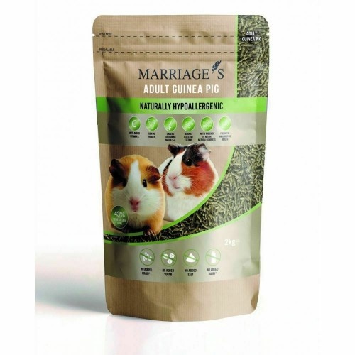Petiscos hipoalergênicos Nutri para porquinhos-da-índia, sabor natural.