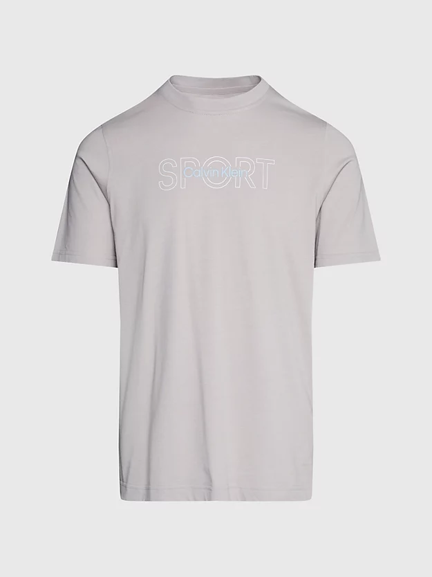 Camiseta de ginástica com logotipo