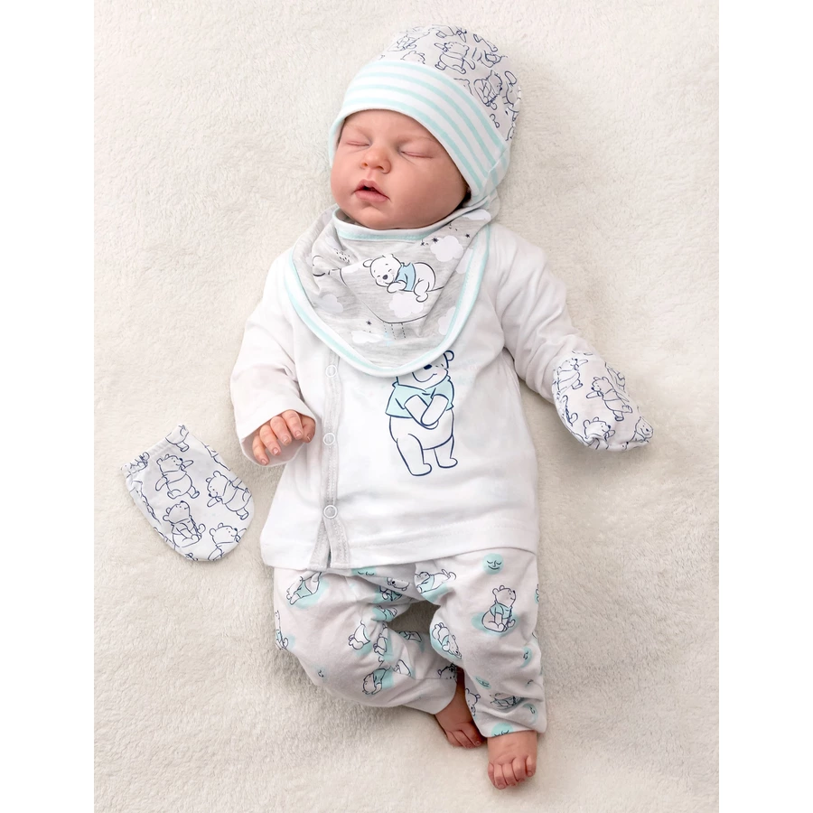 5tlg Set Baby Sweets meets  weiß grau