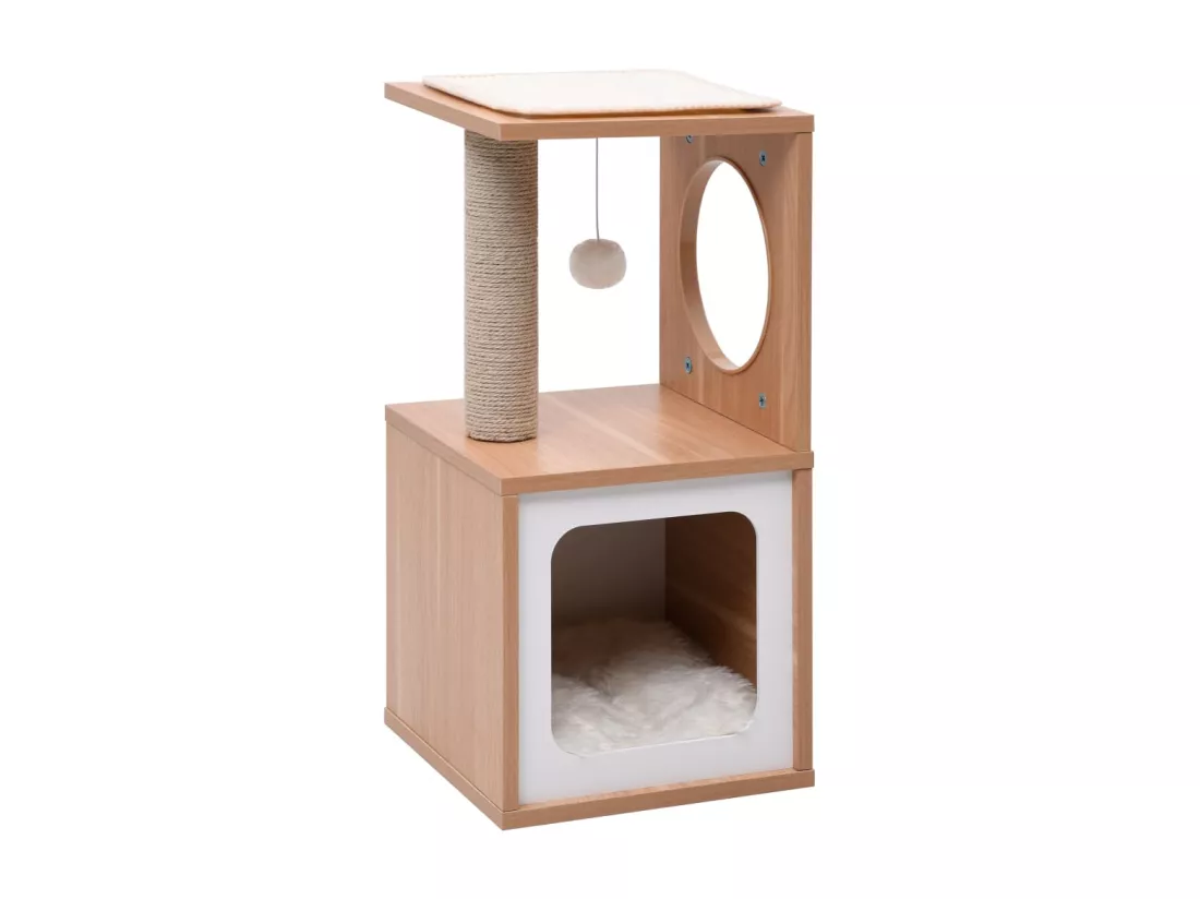Arbre à chat avec tapis à gratter en sisal 60 cm