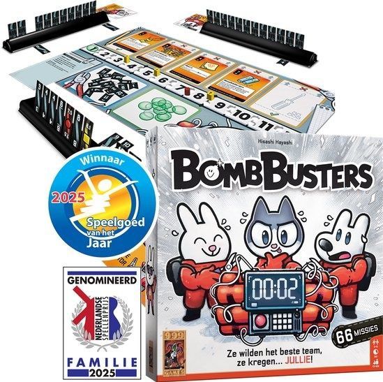 Bomb Busters - Bordspel - Coöperatief - Spannend - Voor 2-4 Spelers