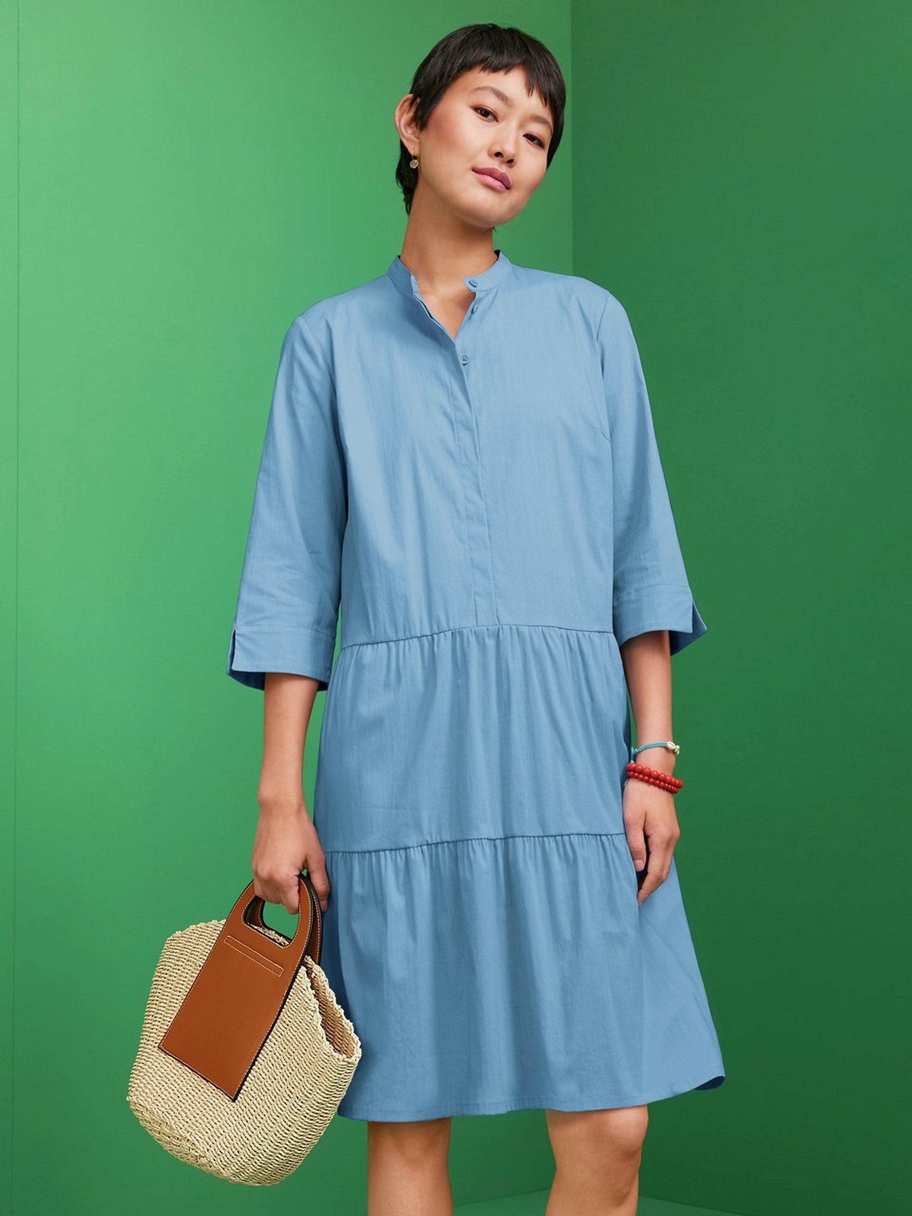 Kleid mit 3/4-Arm
