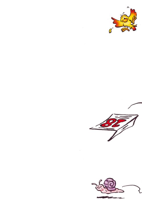 Doodles | Verjaardagskaart | 18 jaar