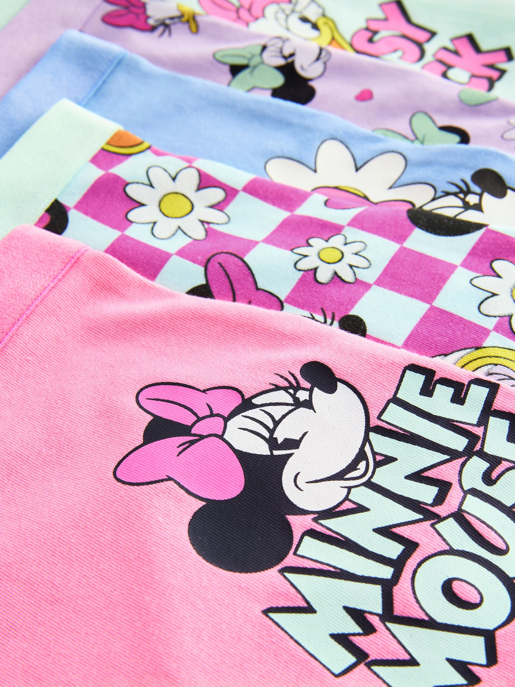Roze/paars - Minnie Mouse-shorts 5 stuks (2-12jaar)
