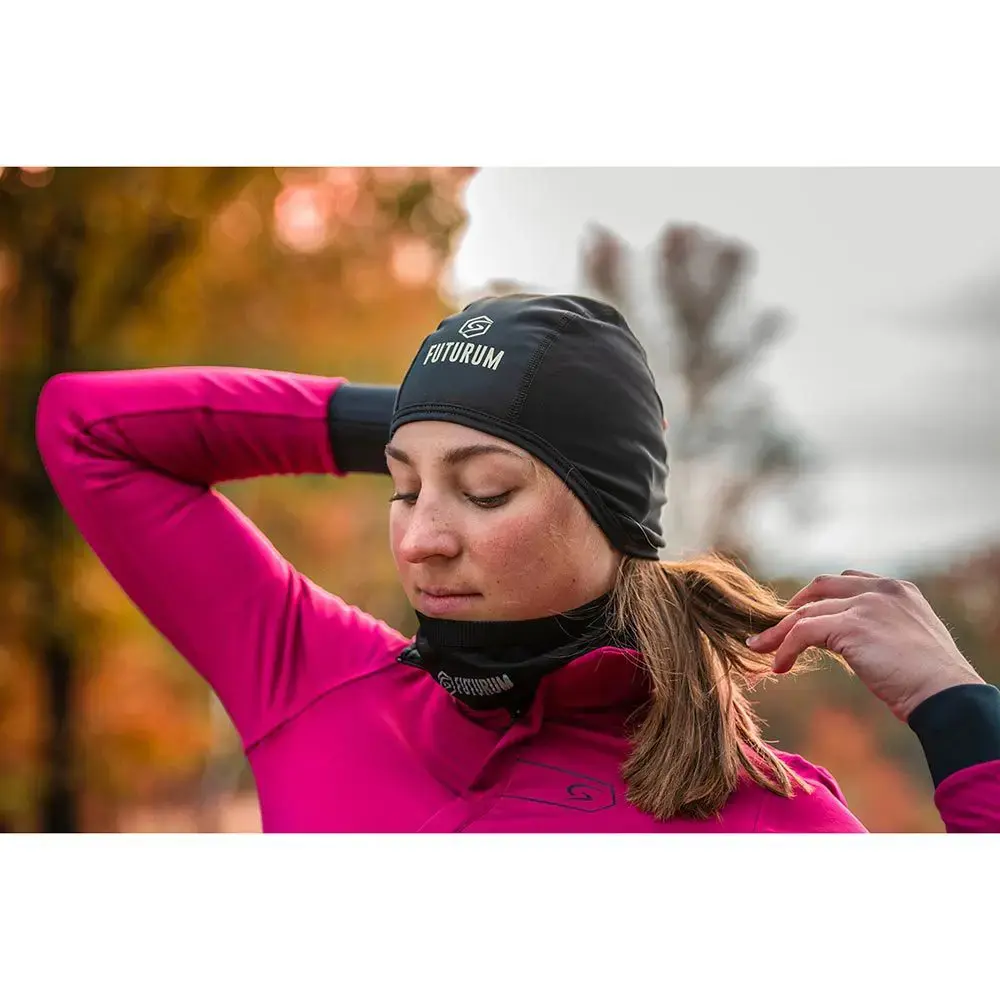 FUTURUM Helmet Hat Windblocker Black
