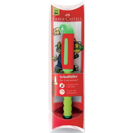Faber-Castell Schreiblernfüller links, rotgrün