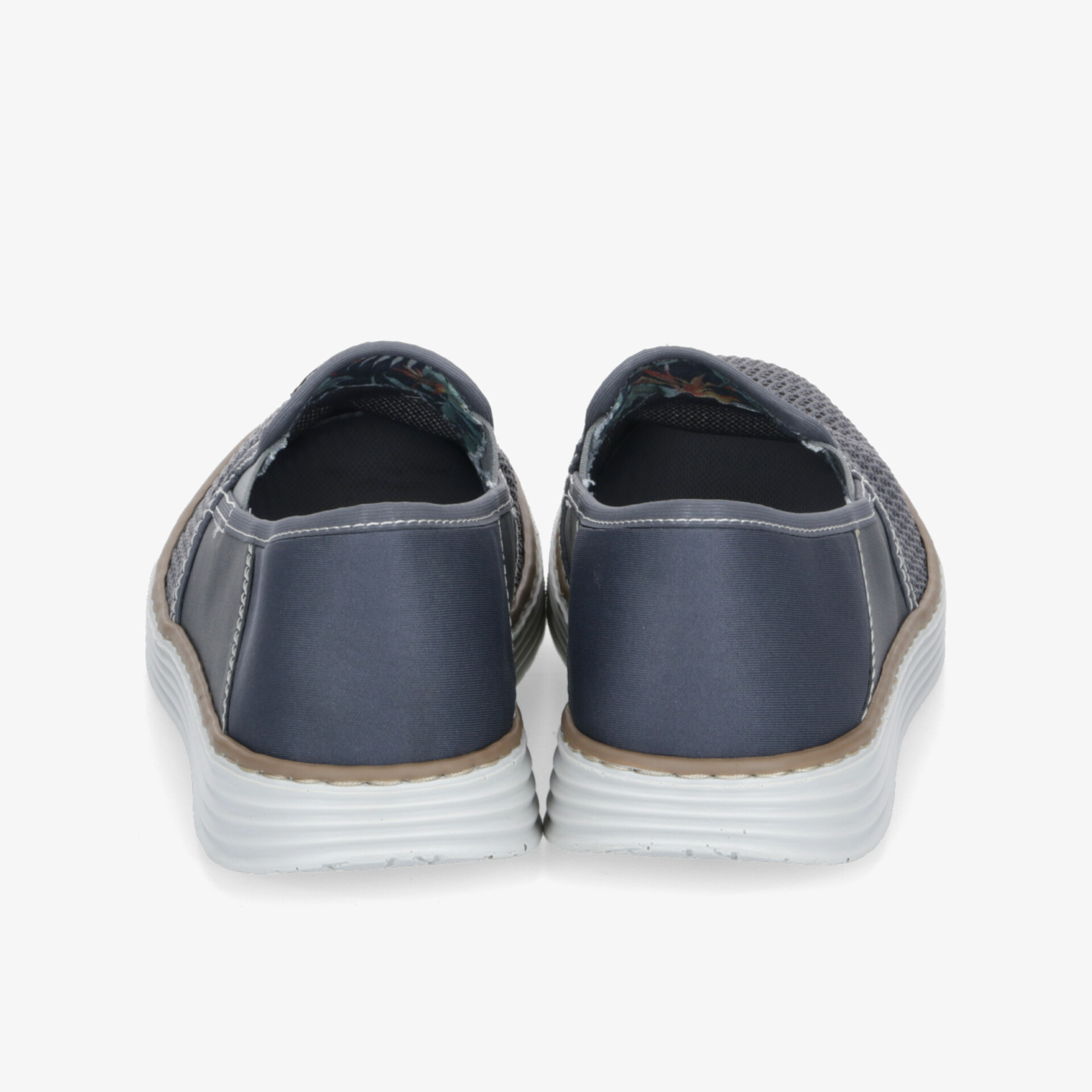 Rieker Herren Slipper grau - Bequeme Schuhe online kaufen bei reno.de