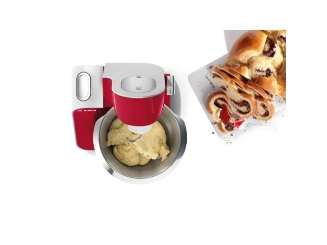 Bosch MUM5 CreationLine MUM58720 - Køkkenmaskine - 1000 W - dybrød/sølv