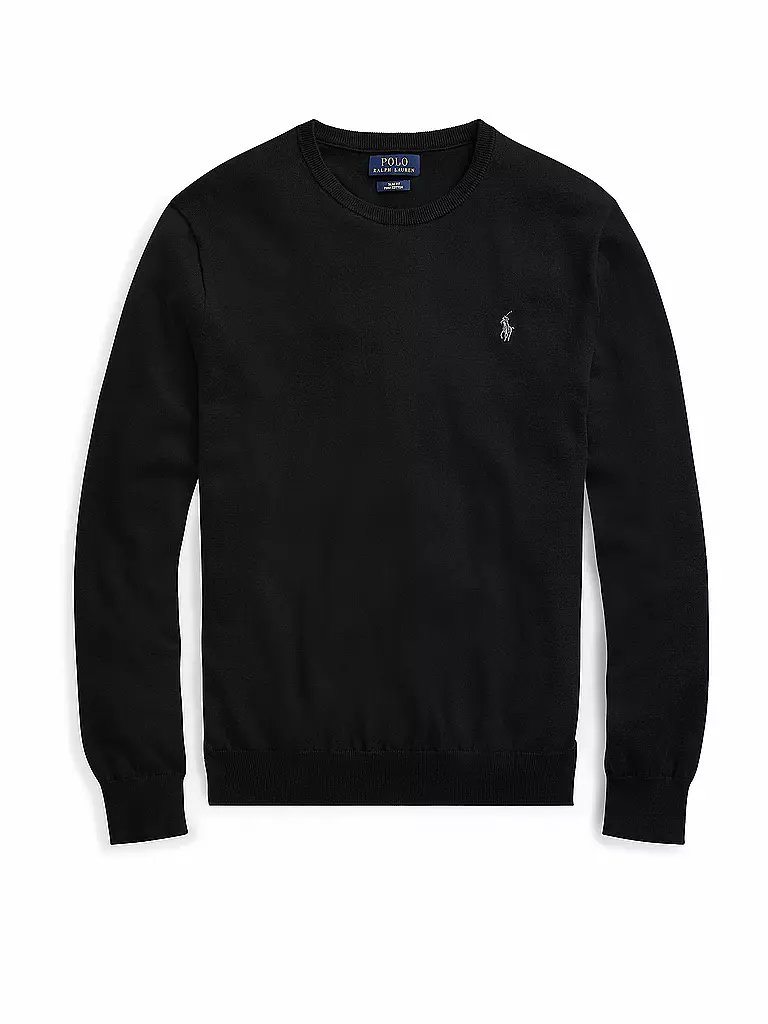 POLO RALPH LAUREN Pullover Slim Fit  schwarz