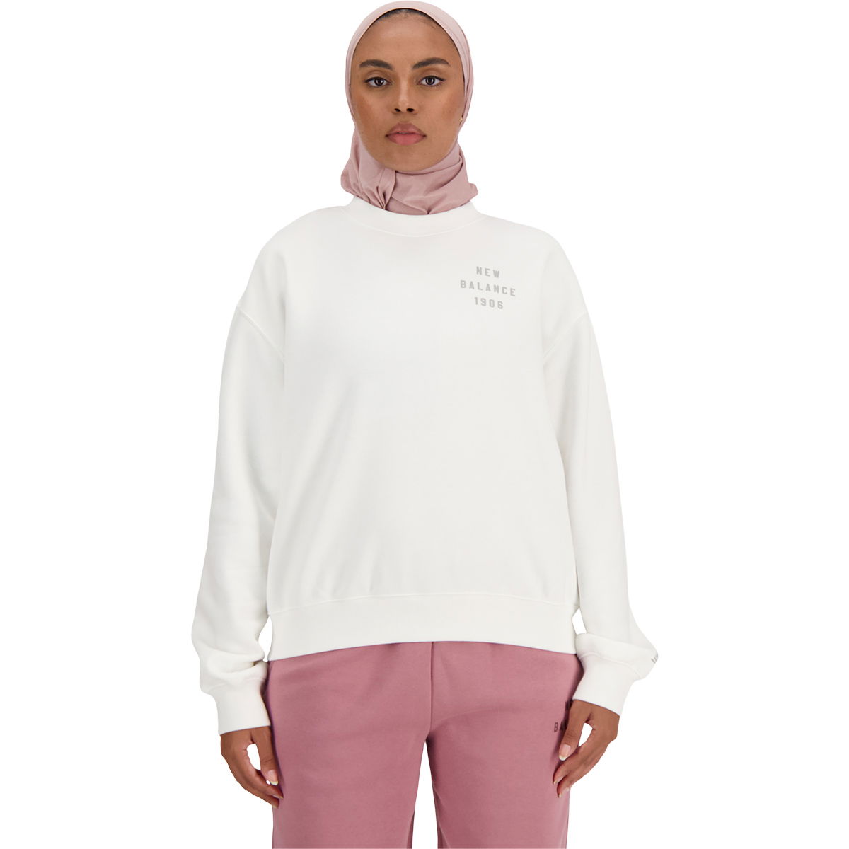 New Balance Iconic Collegiate Crew Sweatshirt Dame