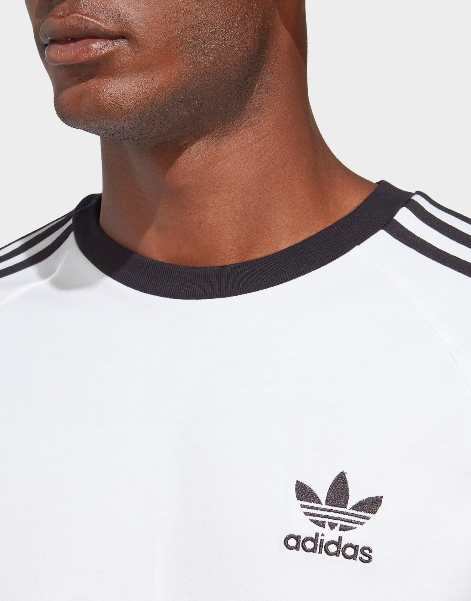 adidas T-shirt manches longues 3 bandes Adicolor Classics