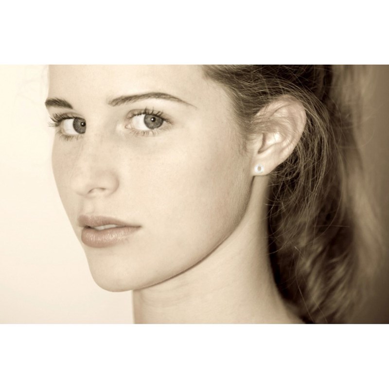 Boucles d'Oreilles Clou Argent et Perles de Culture 6.5-7 mm - Classics