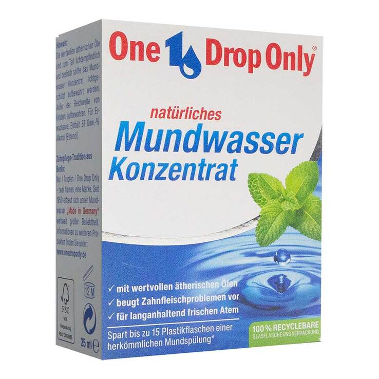 One Drop Only natürl.Mundwasser Konzentrat, 25 ml