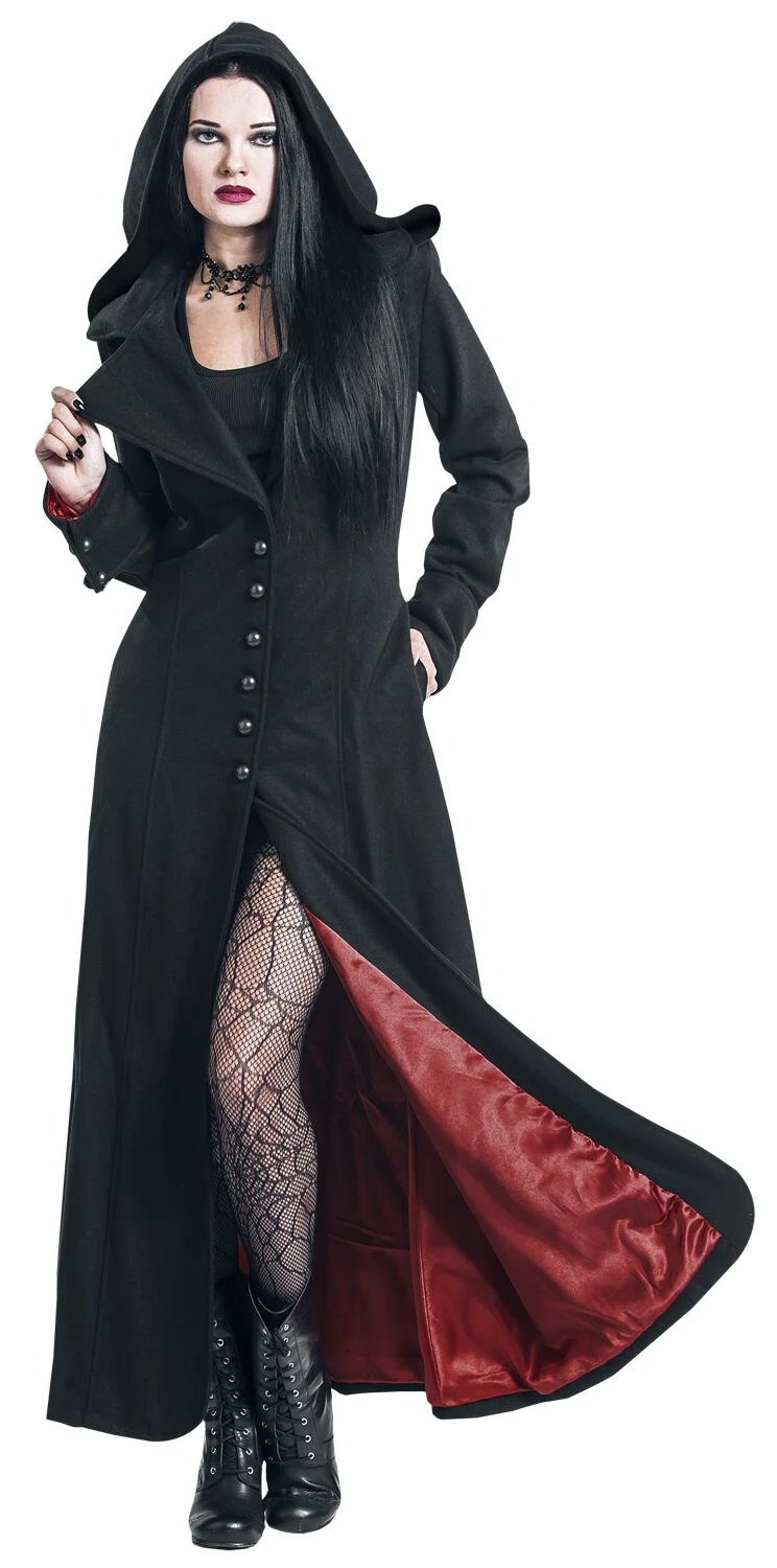 Desdemona | Gothicana by EMP Manteau d'hiver