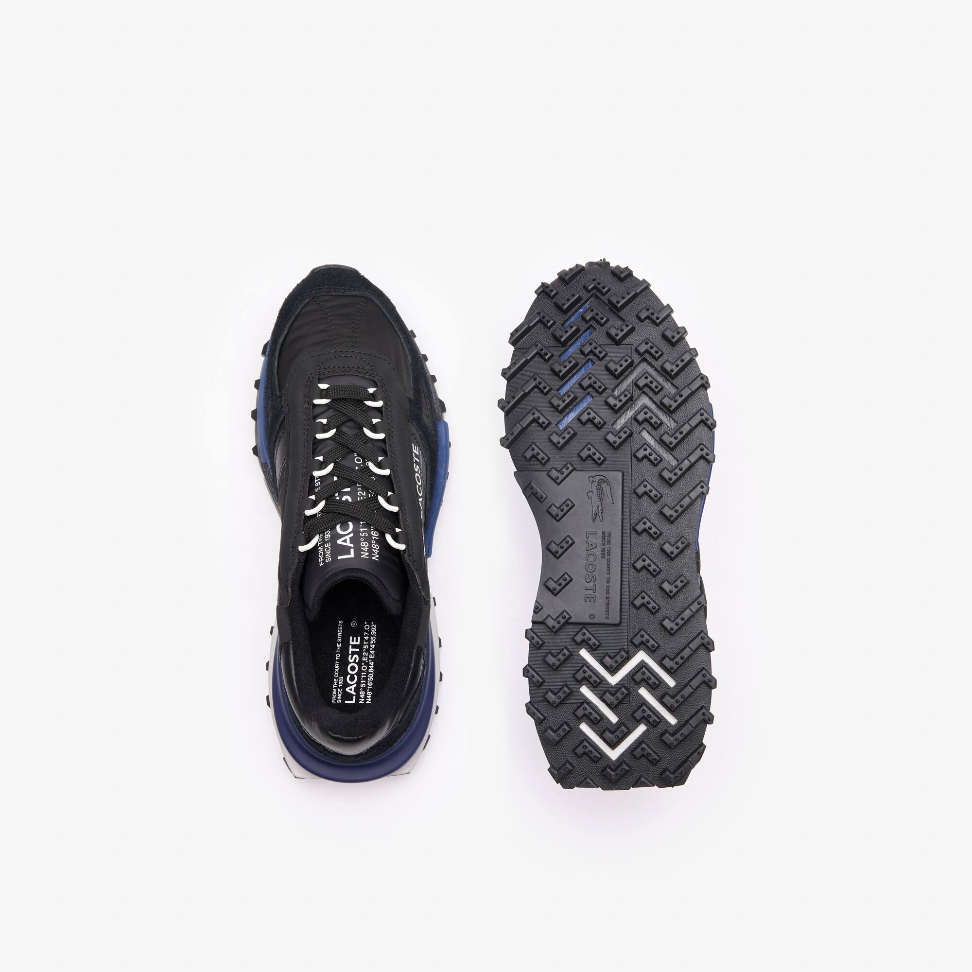 Herren-Sneakers Elite Active aus Textil Sneakers - Schwarz - Lacoste - Herren