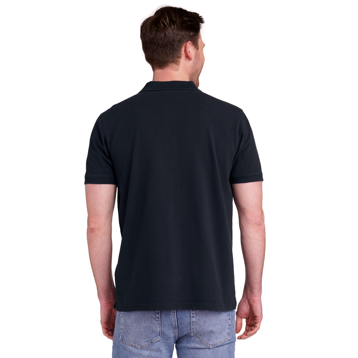 Jonas Nielsen Herren Poloshirt unifarben dunkelblau