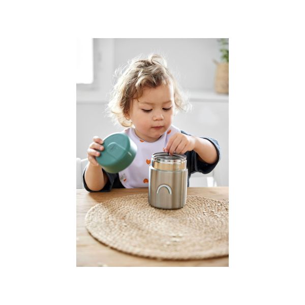 Lässig Food Jar Happy Rascals Smile Green