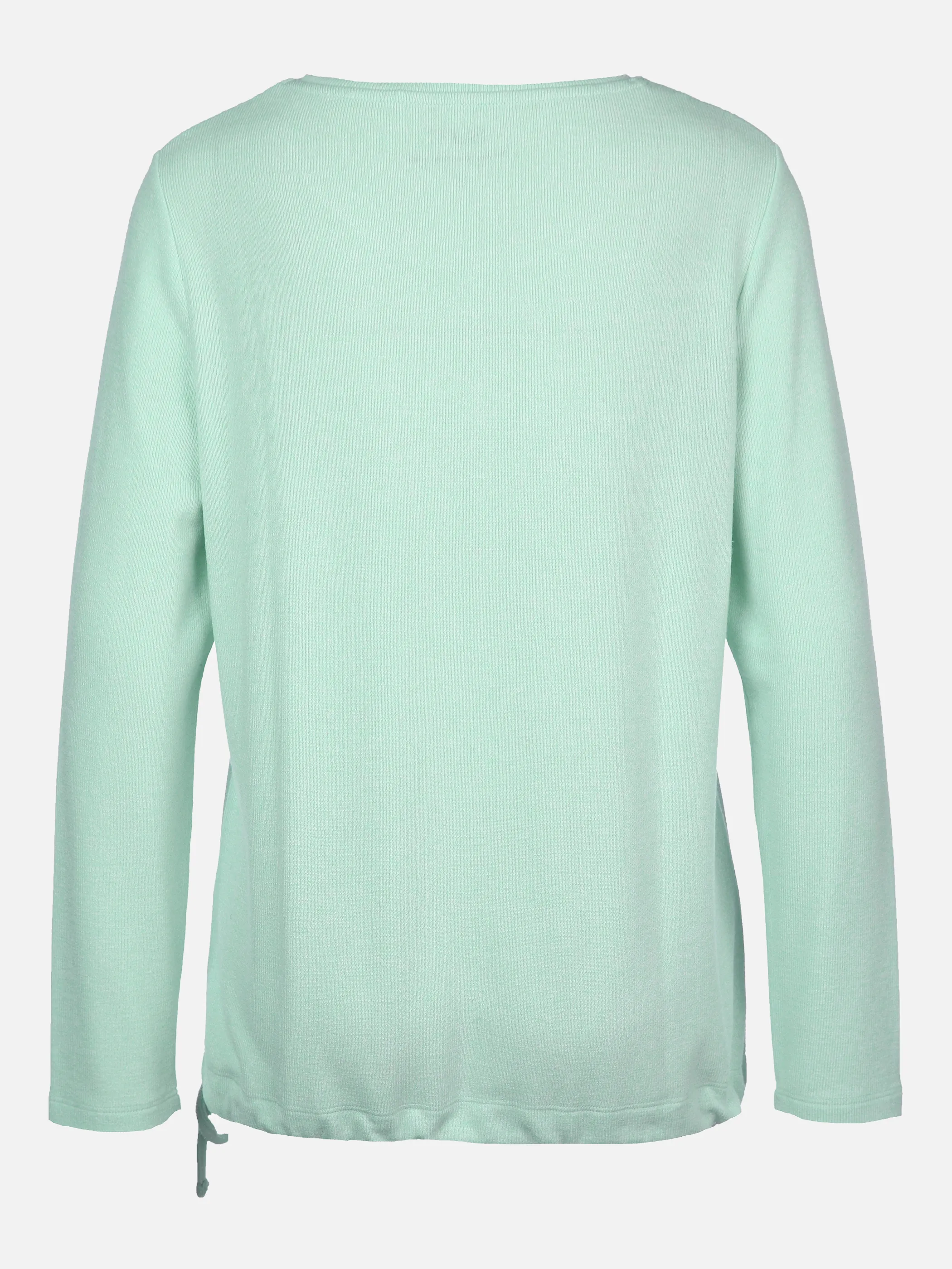 Damen Flauschshirt in melierter Optik