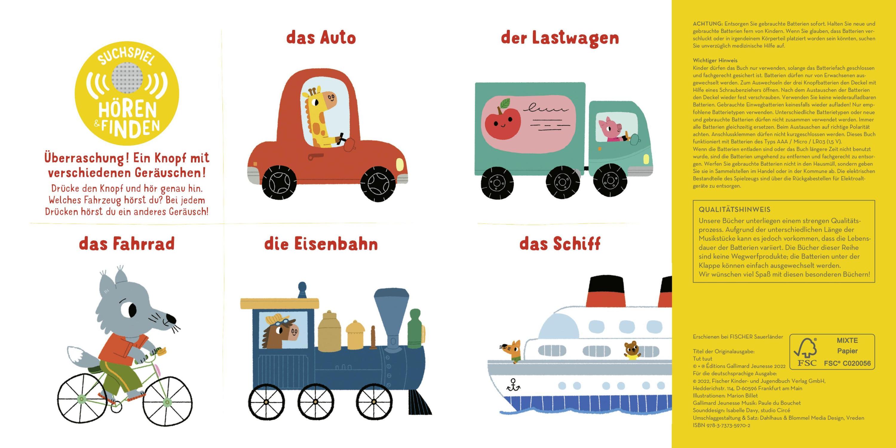 Hörst du die Fahrzeuge? (Soundbuch)