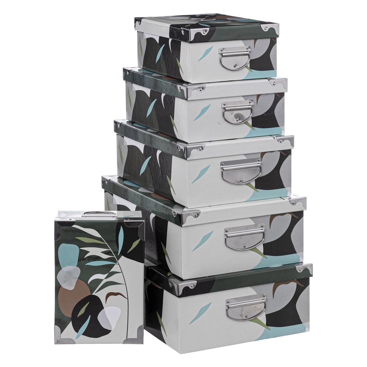 BOITE COINS METAL FOREST D.44X31X15CM