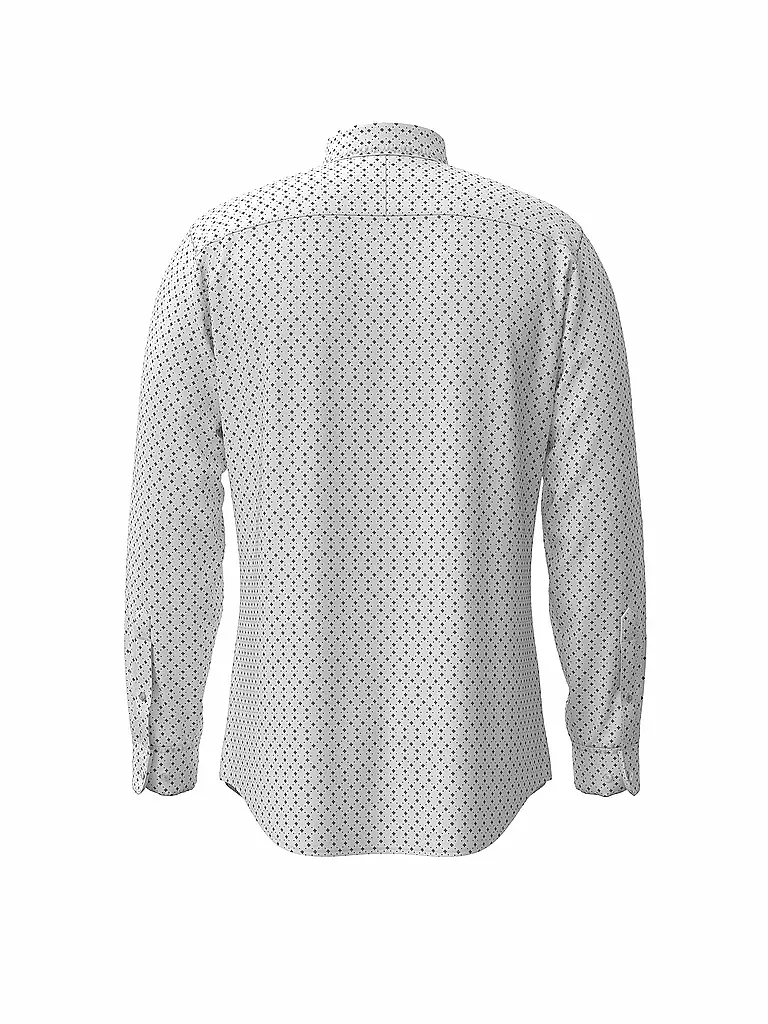 SELECTED Hemd Slim Fit SLHSLIMDETAIL weiss