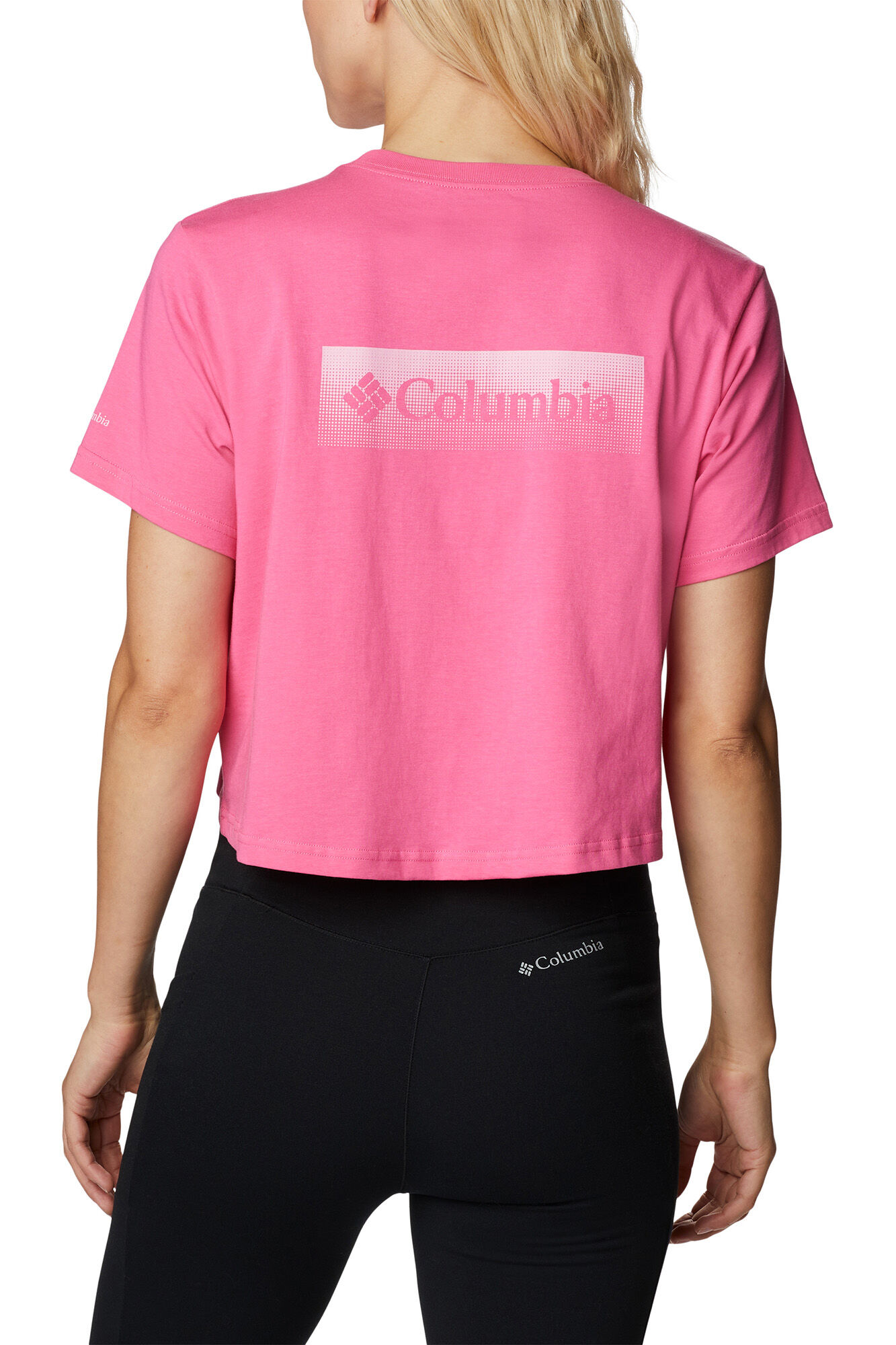 Shorts femininos Columbia North Cascades™ com estampa - Rosa
