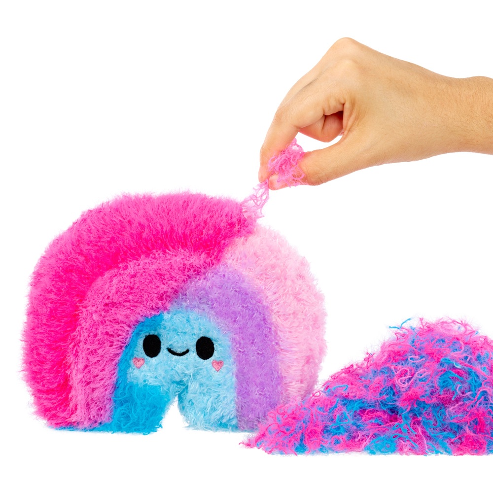Fluffie Stuffiez Großes Plüschtier in Regenbogenfarben