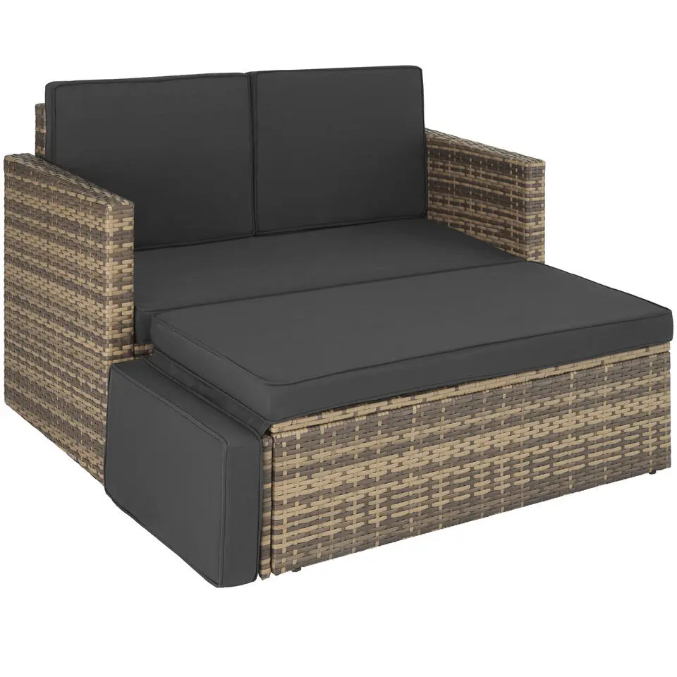 tectake Wicker loungesofa Corfu, Natuur