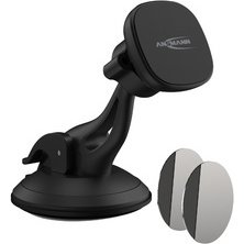 Support magnétique de smartphone pour voiture, noir