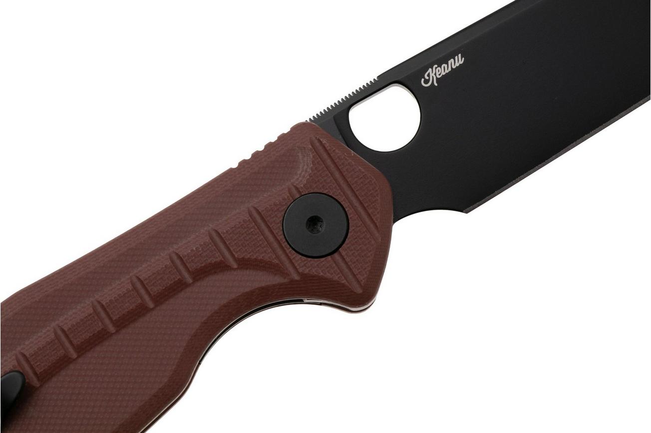 Bestechman Angry Owl BMK12D-2 PVD D2, Brown G10, zakmes
