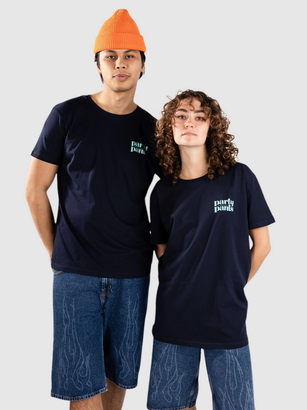Party Pants Logo Fills Cold Dawgs T-Shirt navy