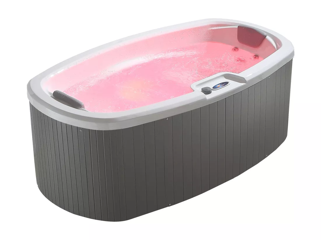 SPA 2 places blanc perlé - 14 jets - L210 x P110 x H74 cm - Système BALBOA - SAMOA IV