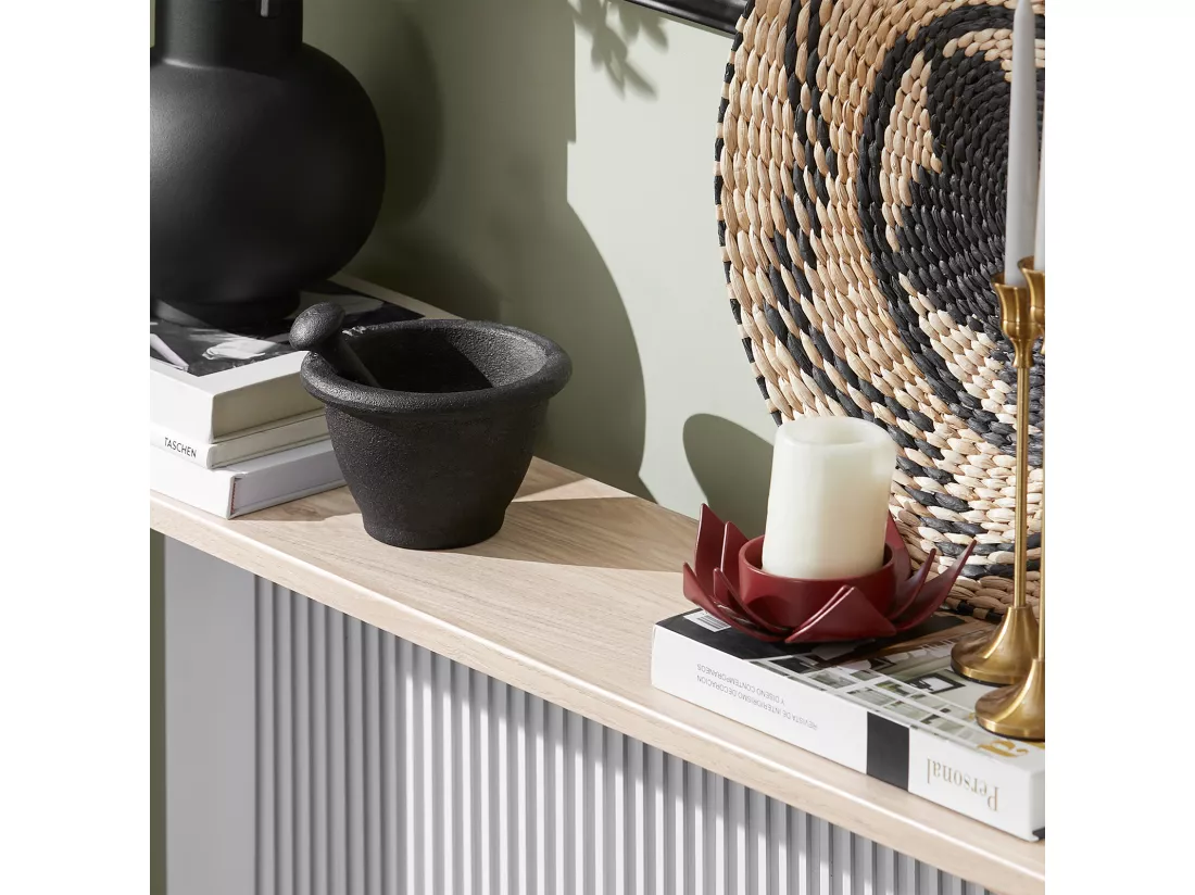 SoBuy FSB19-XL-Z Table Console Table d'appoint Bout de canapé Table d’entrée Cadre et 4 Pieds en Fer - L120cm x P20cm x H80cm