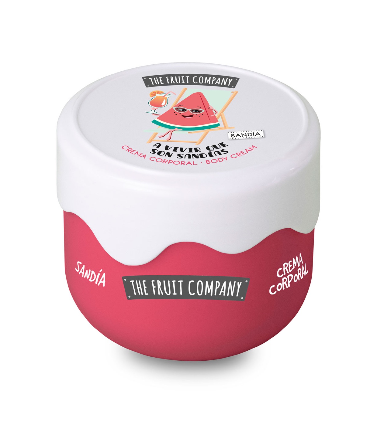 The Fruit Company - Creme corporal com efeito seda - Melancia