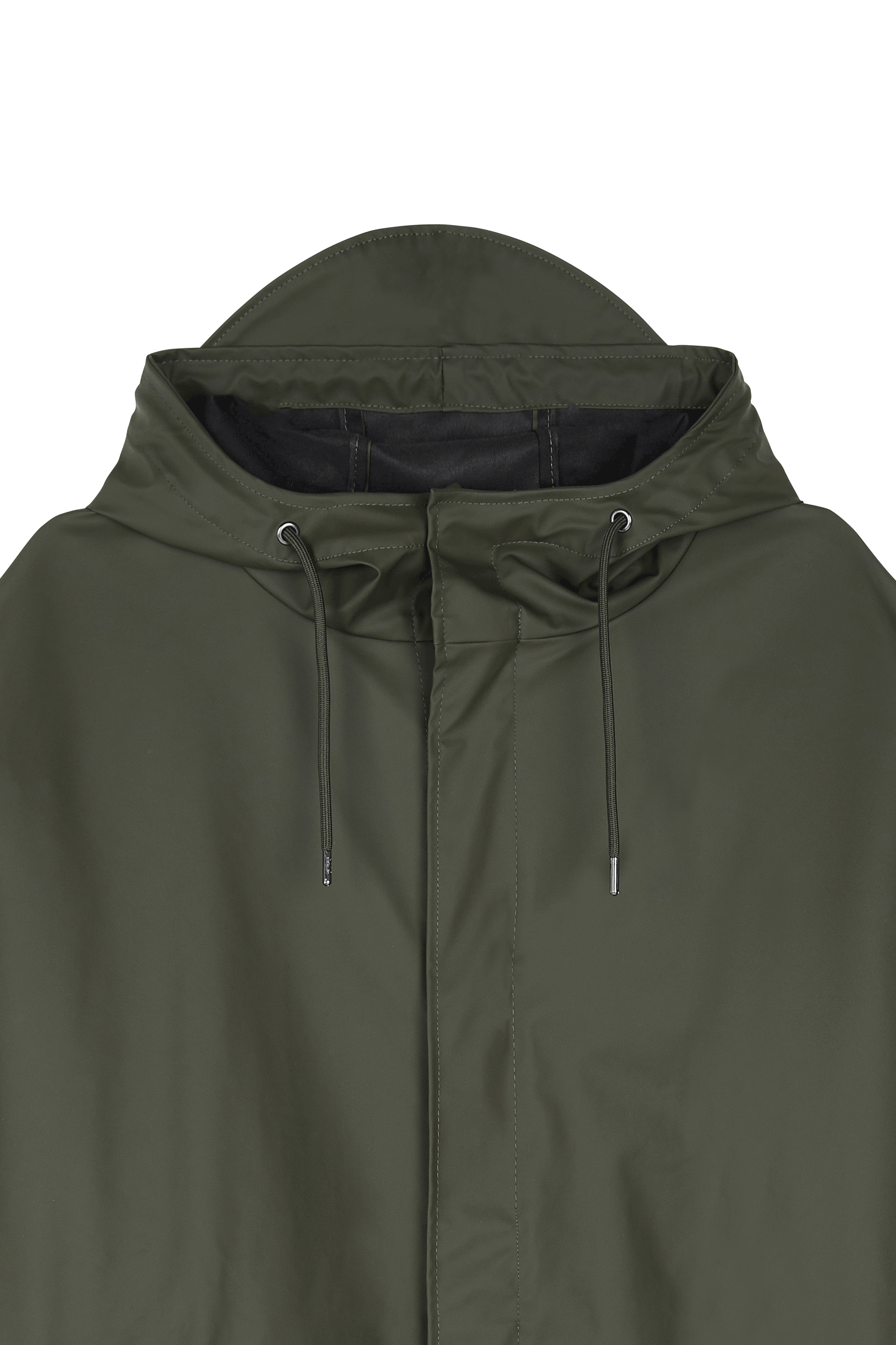RAINS Imperméable à capuche  Fishtail Parka W3 Kaki