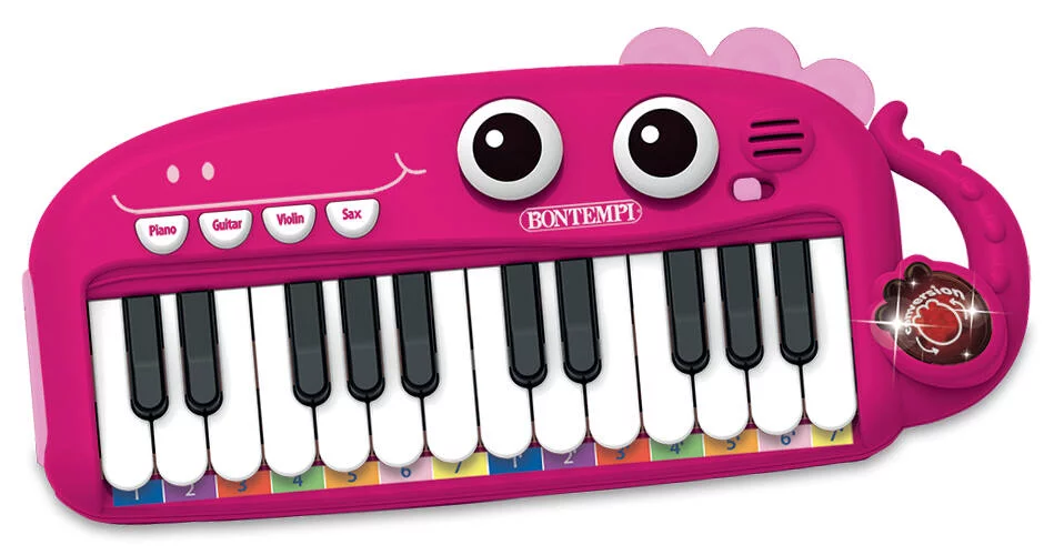 CLAVIER DINO 24 TOUCHES AVEC EFFETS LUMINEUX
