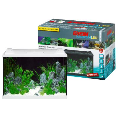 EHEIM Aquarium Komplettset Aquapro LED 84 weiss