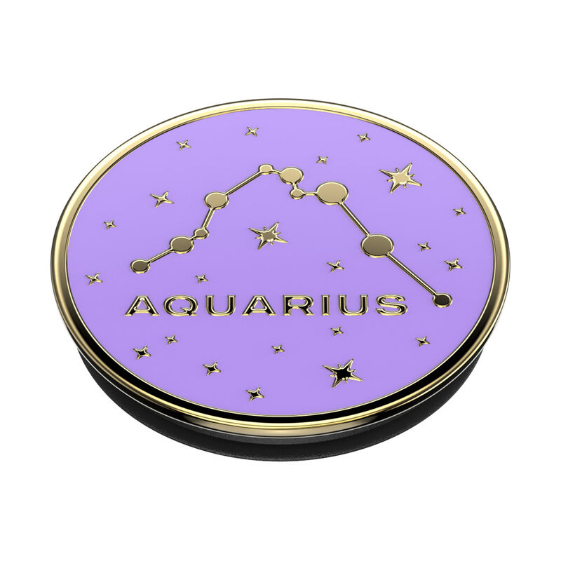 PopGrip Premium Finger Griff Halterung (Austauschbarer Top) für Smartphones / Tablets (805989) - Enamel Aquarius