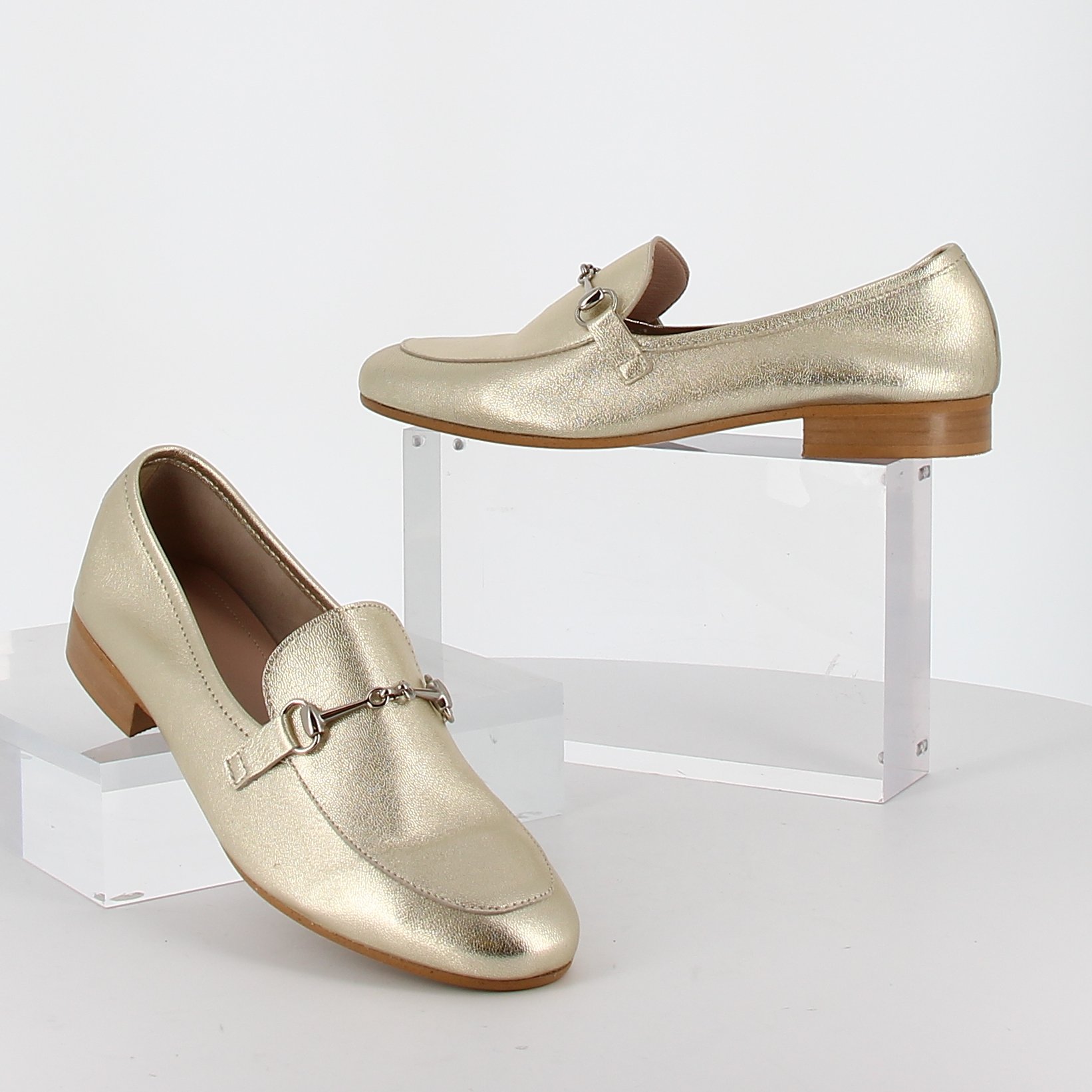 André - Mocassins NUITETJOUR Or